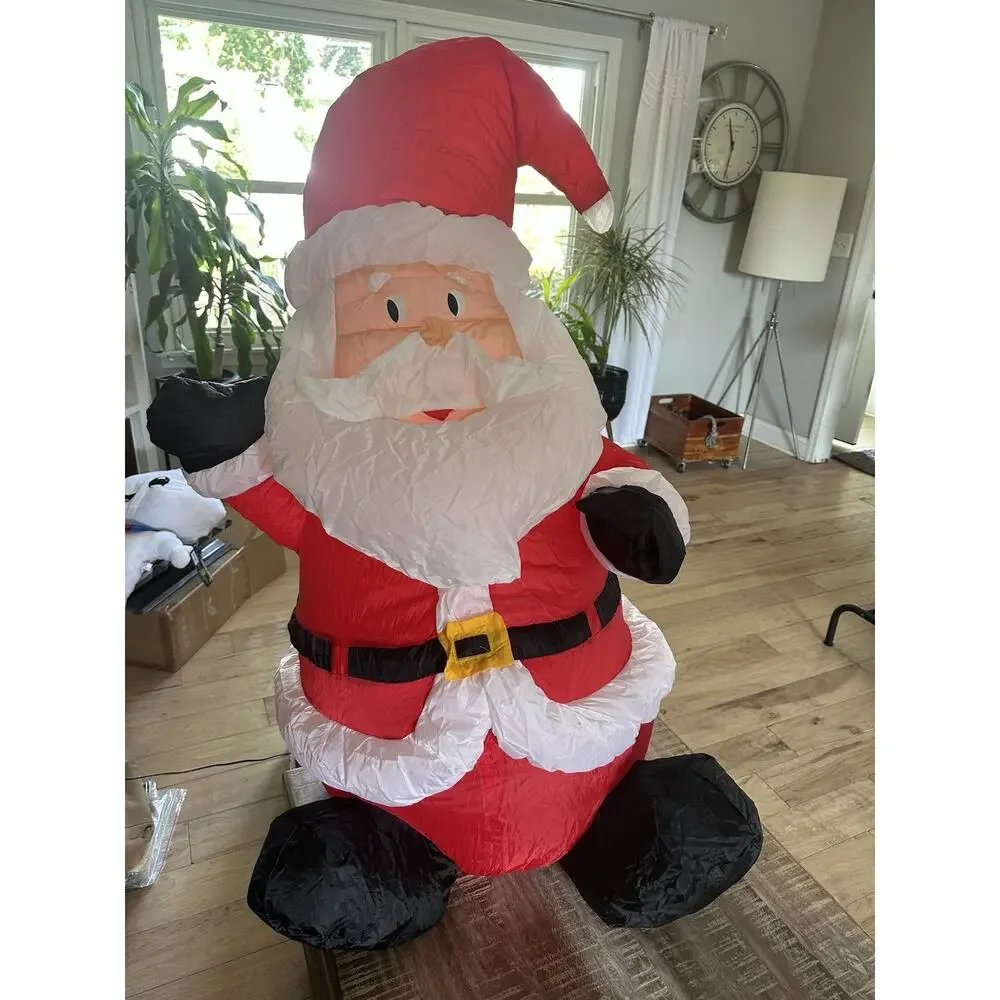 VTG 2006 Gemmy 4' Airblown Inflatable Waving Santa Claus Christmas Yard Decor